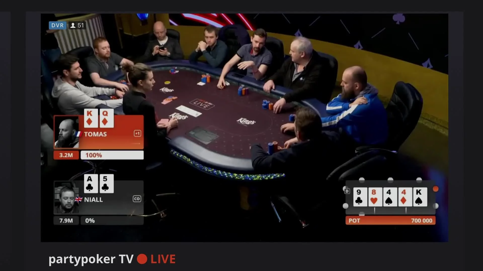 Boat poker hand
